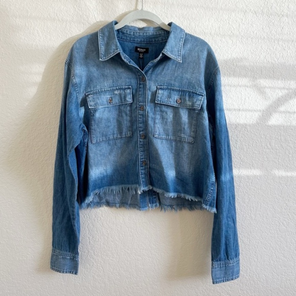Hudson Blue Denim Button Down XS